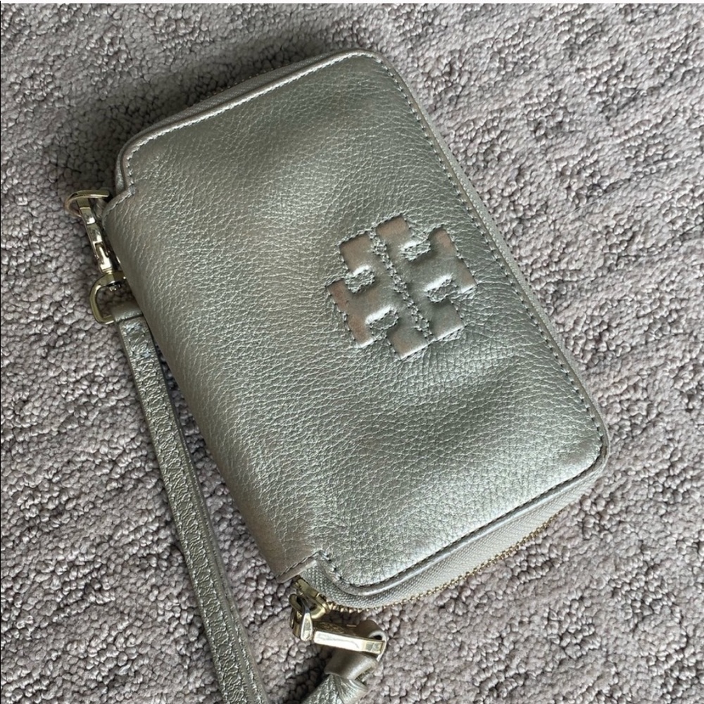 Tory Burch Gold Metallic Wallet Wristlet